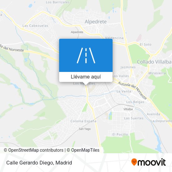 Mapa Calle Gerardo Diego