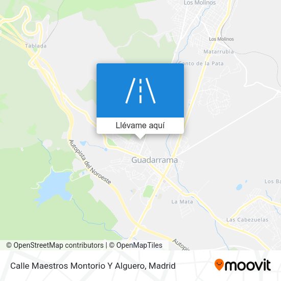 Mapa Calle Maestros Montorio Y Alguero