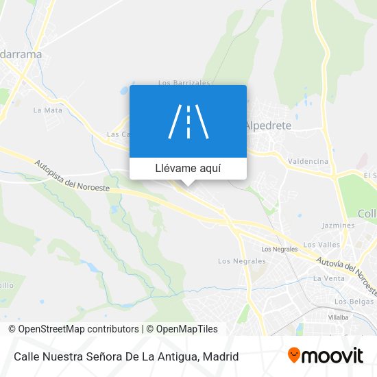 Mapa Calle Nuestra Señora De La Antigua