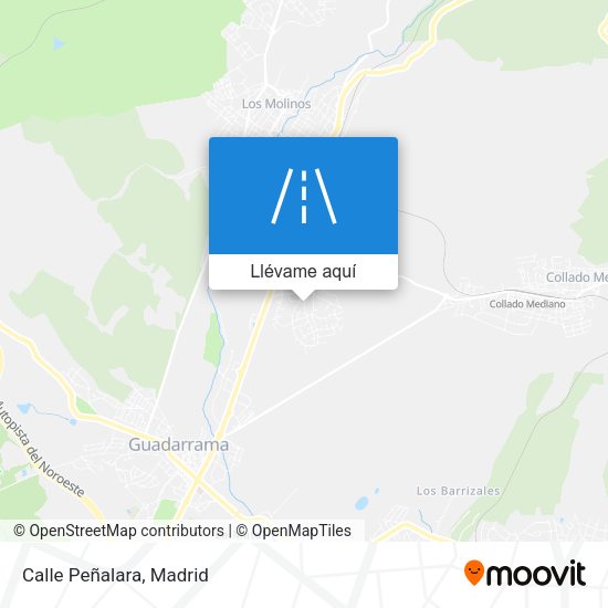 Mapa Calle Peñalara