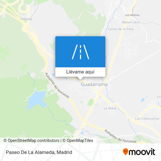 Mapa Paseo De La Alameda