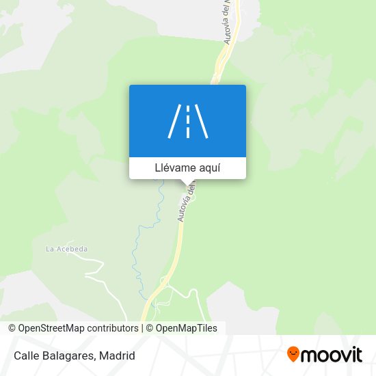 Mapa Calle Balagares