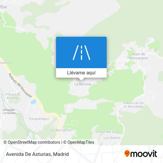 Mapa Avenida De Asturias