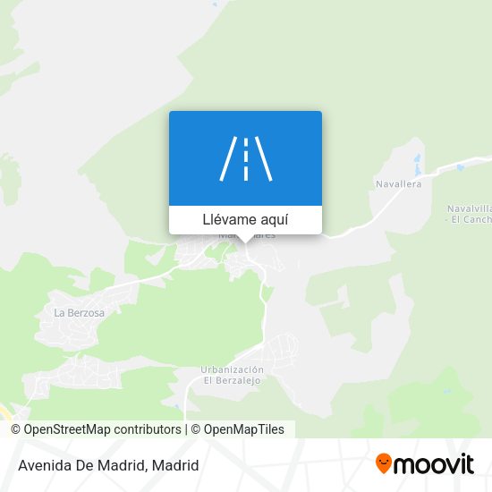 Mapa Avenida De Madrid