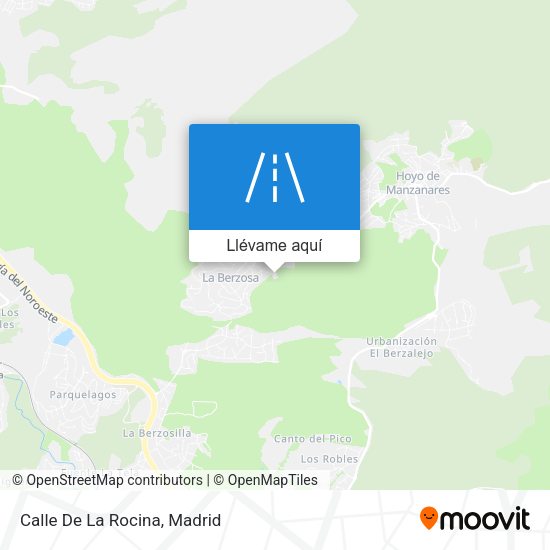 Mapa Calle De La Rocina