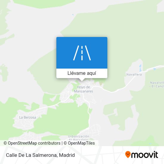 Mapa Calle De La Salmerona
