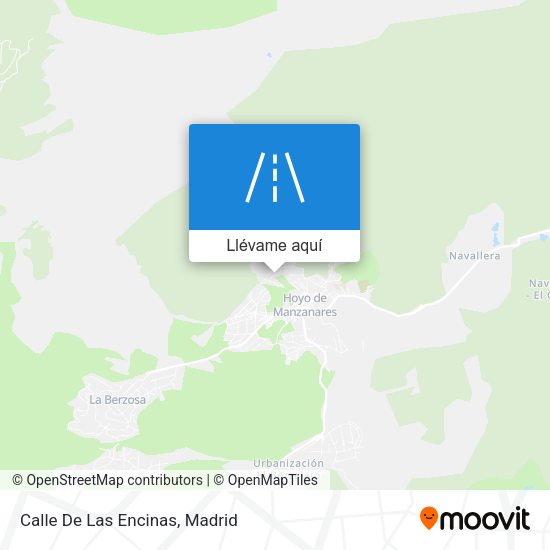 Mapa Calle De Las Encinas