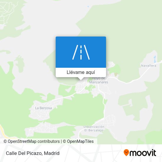 Mapa Calle Del Picazo