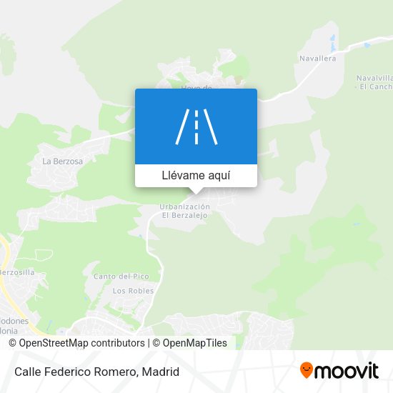 Mapa Calle Federico Romero