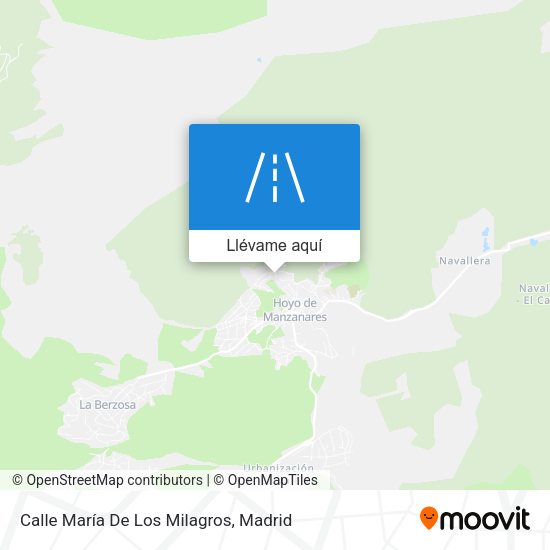 Mapa Calle María De Los Milagros