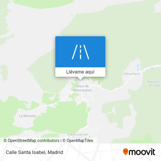 Mapa Calle Santa Isabel