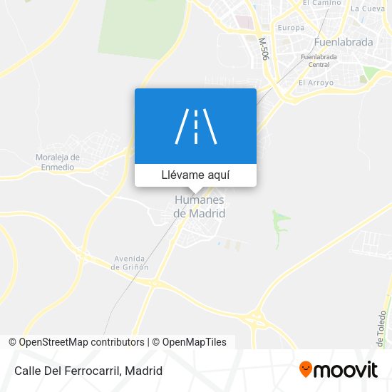 Mapa Calle Del Ferrocarril