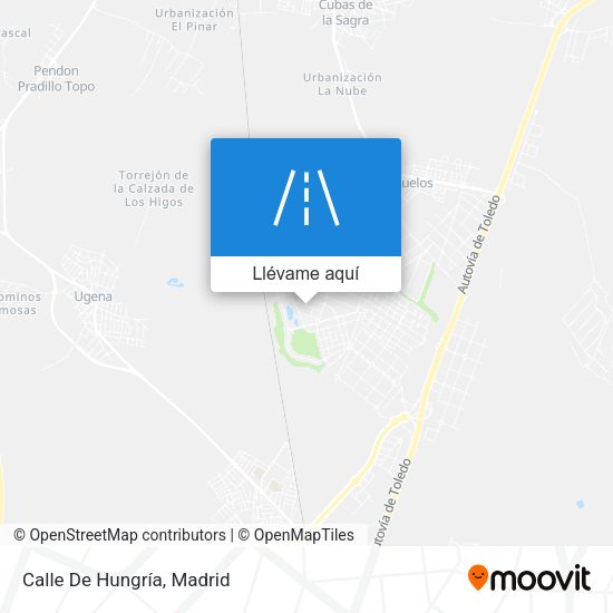 Mapa Calle De Hungría