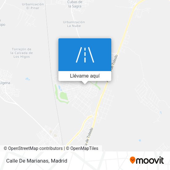 Mapa Calle De Marianas