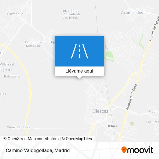 Mapa Camino Valdegollada