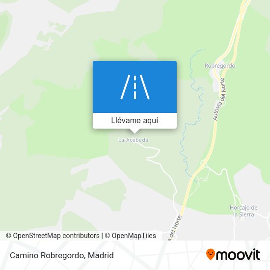 Mapa Camino Robregordo