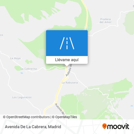 Mapa Avenida De La Cabrera