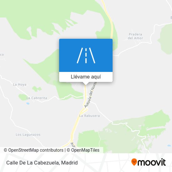 Mapa Calle De La Cabezuela