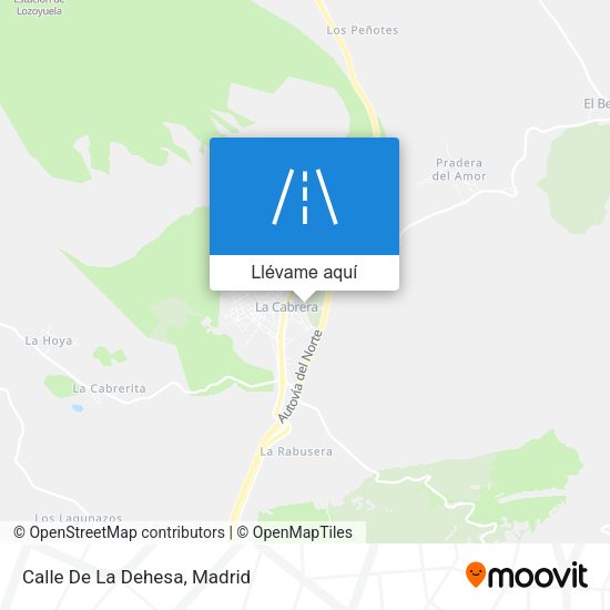 Mapa Calle De La Dehesa