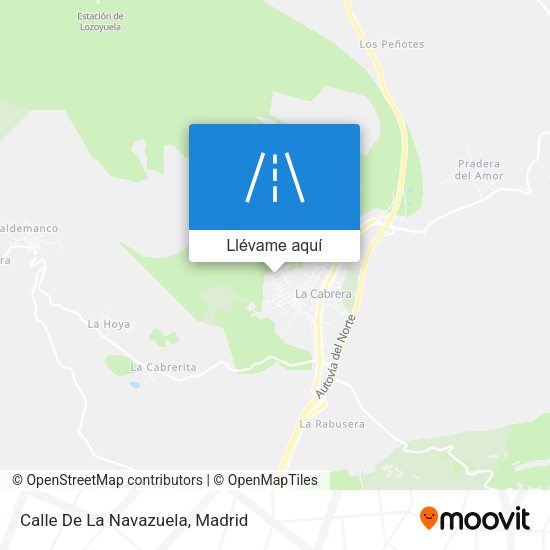 Mapa Calle De La Navazuela