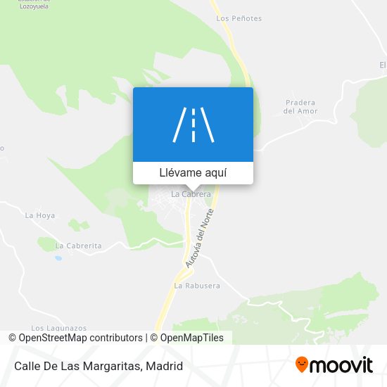 Mapa Calle De Las Margaritas