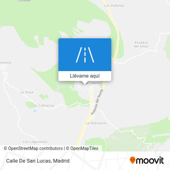 Mapa Calle De San Lucas