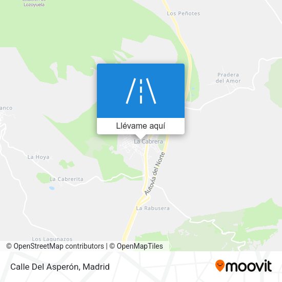 Mapa Calle Del Asperón