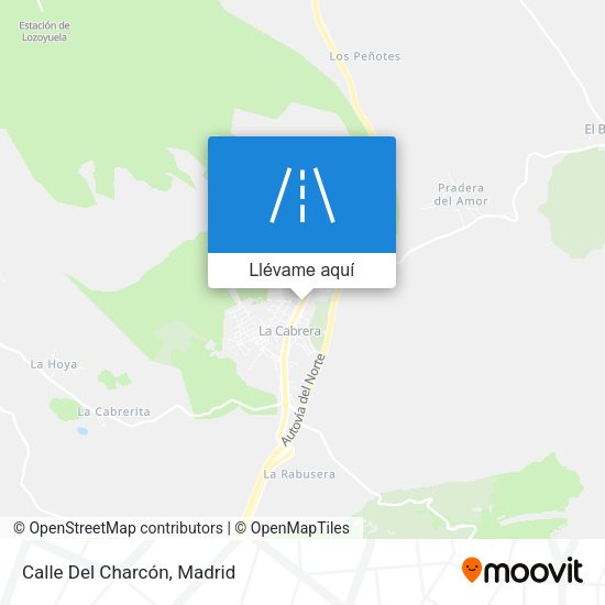 Mapa Calle Del Charcón