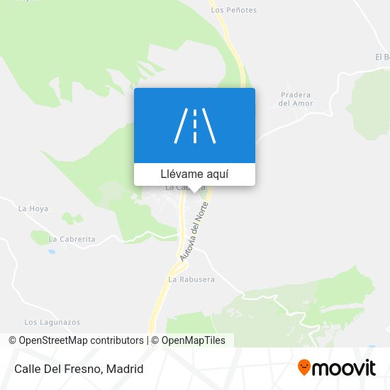 Mapa Calle Del Fresno
