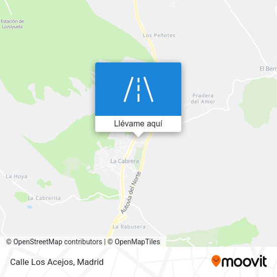 Mapa Calle Los Acejos