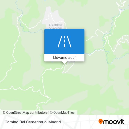 Mapa Camino Del Cementerio