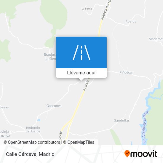 Mapa Calle Cárcava