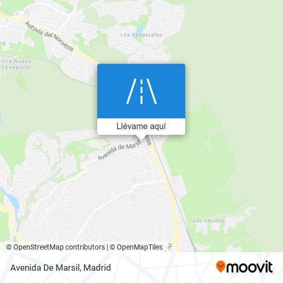 Mapa Avenida De Marsil