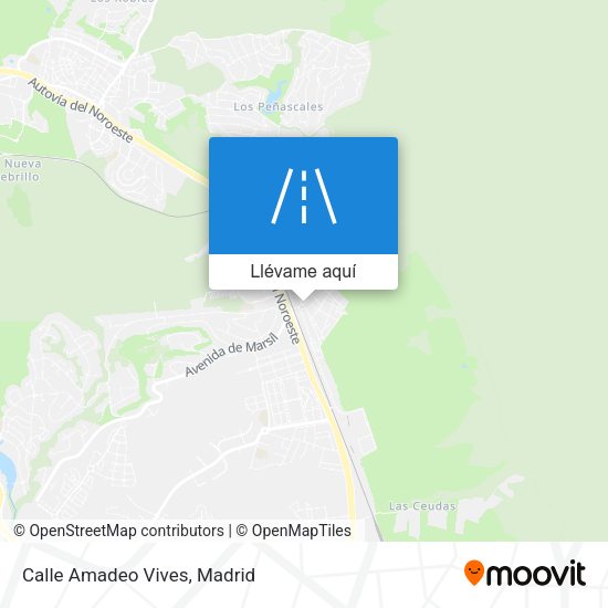 Mapa Calle Amadeo Vives