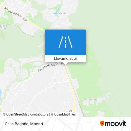 Mapa Calle Begoña