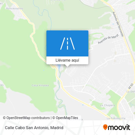 Mapa Calle Cabo San Antonio