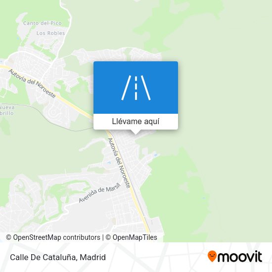 Mapa Calle De Cataluña