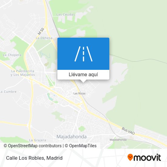 Mapa Calle Los Robles
