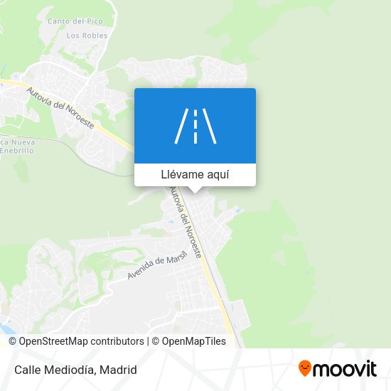 Mapa Calle Mediodía