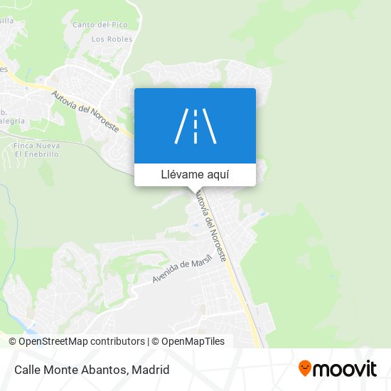Mapa Calle Monte Abantos