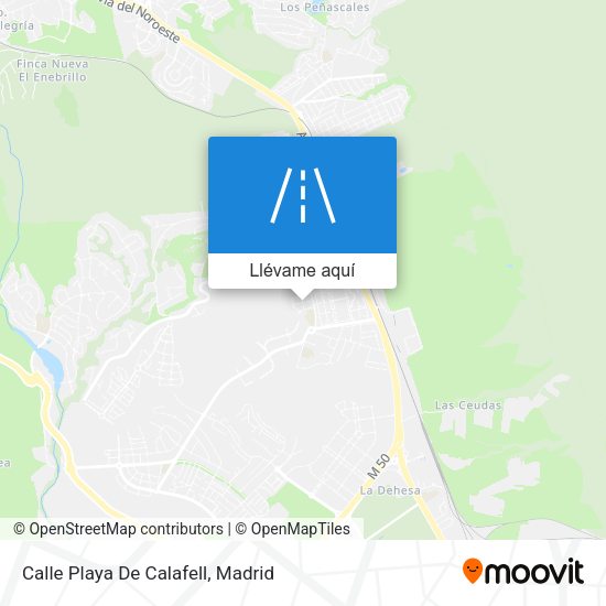 Mapa Calle Playa De Calafell