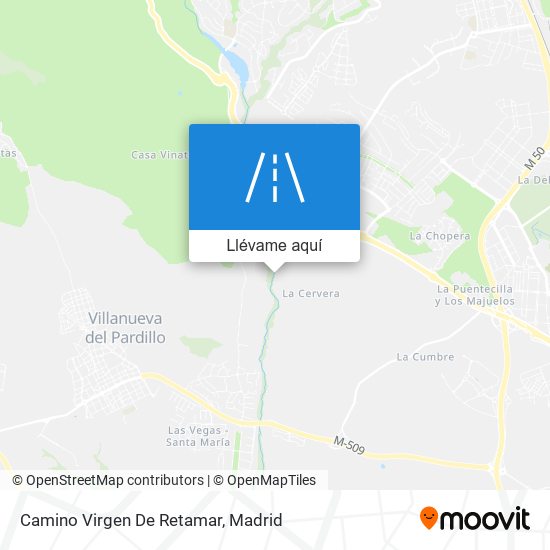 Mapa Camino Virgen De Retamar