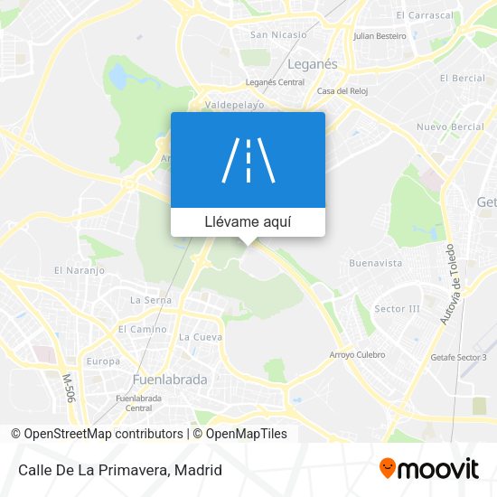 Mapa Calle De La Primavera