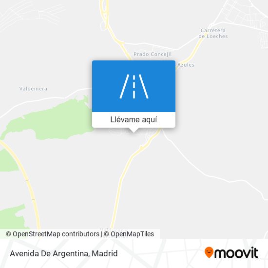 Mapa Avenida De Argentina