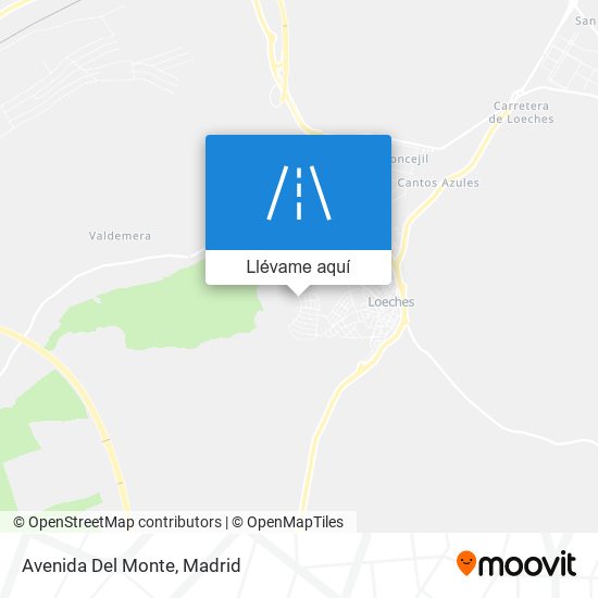 Mapa Avenida Del Monte