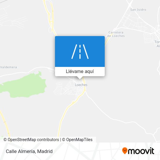 Mapa Calle Almería