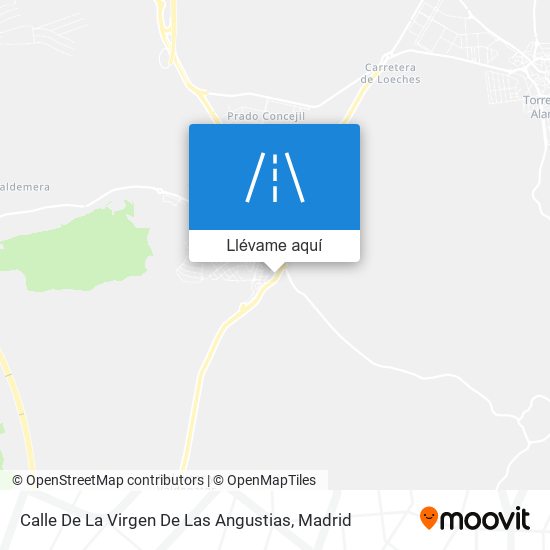 Mapa Calle De La Virgen De Las Angustias