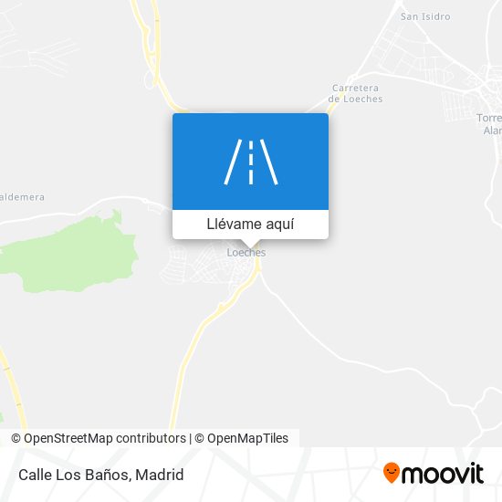 Mapa Calle Los Baños