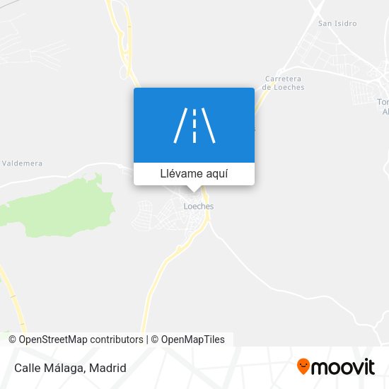 Mapa Calle Málaga