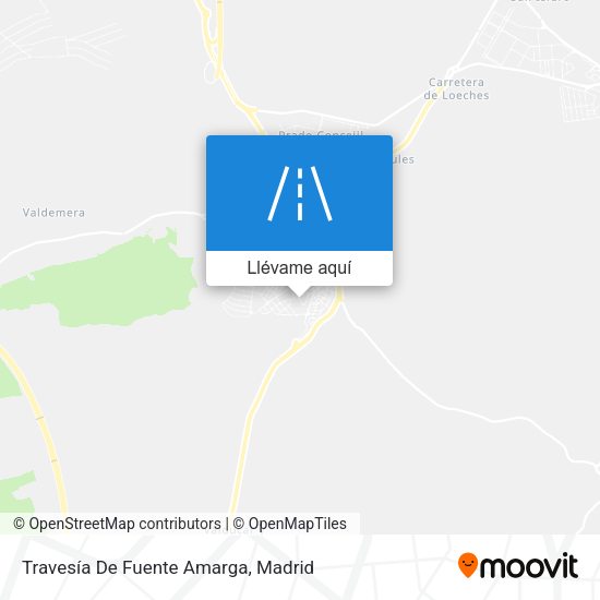Mapa Travesía De Fuente Amarga